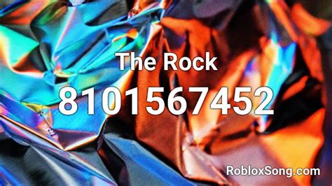 ⃗ ₊˚ ⃟ 🍮. . The rock roblox id